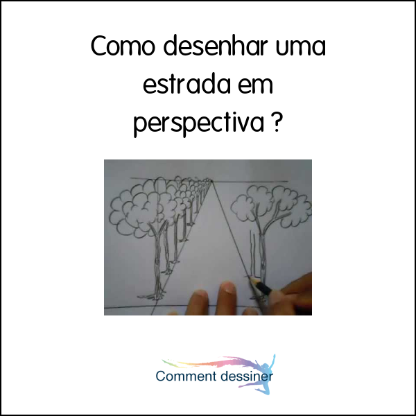 Como desenhar uma estrada em perspectiva